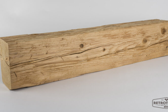 Retro Bauholz Fichte gehackt