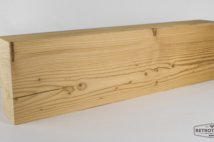 Retro Bauholz Fichte gebürstet