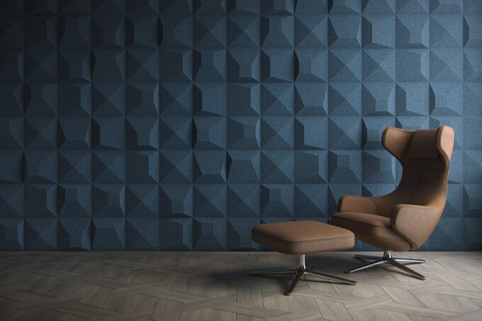 GRANORTE 3-D Forms Pyramid Bluemoon 1