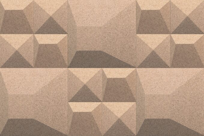 GRANORTE 3-D Forms Pyramid Pearl 1